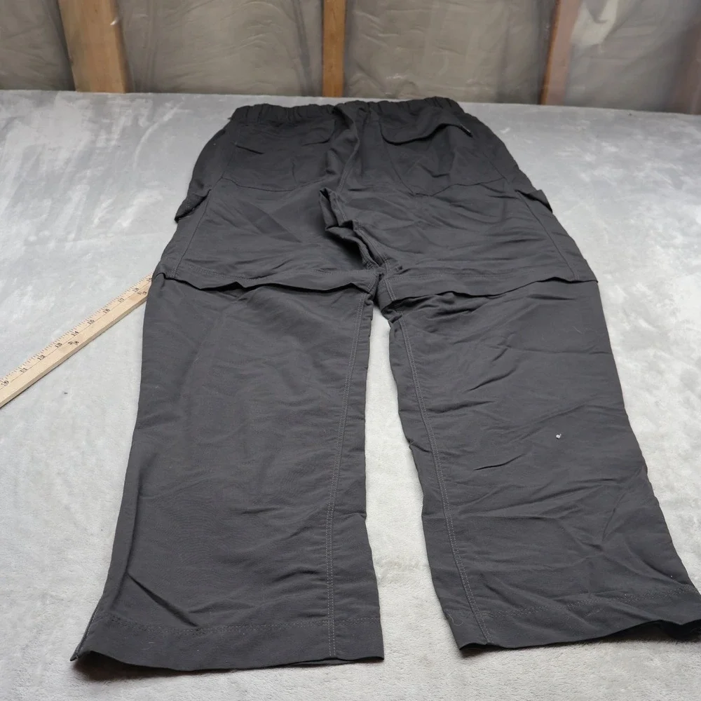 North Face Pant Men Medium Black Convertible Quick Dry Lightweight Outdoor 30x29
